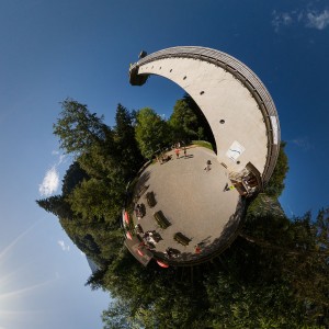 Heini Klopfer ski jump (at the base).
