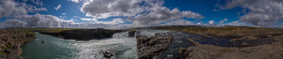 Standing at Goðafoss