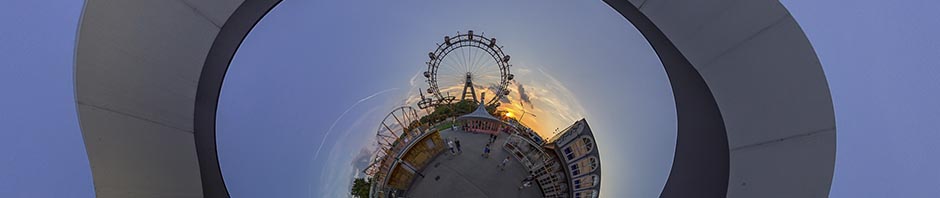 Wiener Prater Ferrris Wheel – Stereographic Down
