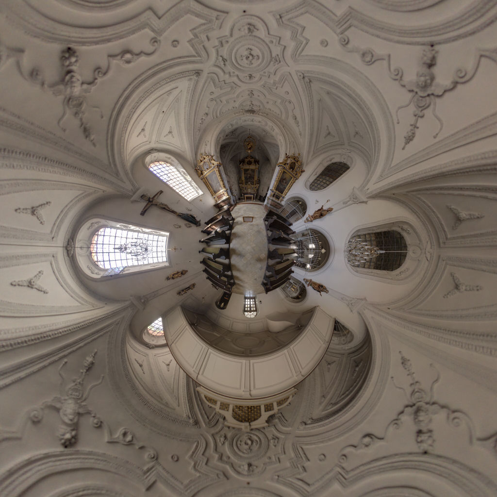 Reprojected St.Sylvester Church Interior Down Reprojected St.Sylvester Church Interior Down
