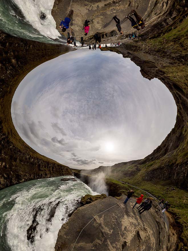 Reprojection of Gullfoss Reprojection of Gullfoss