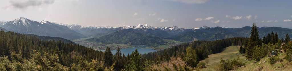 Tegernsee seen from Neureuth Hütte