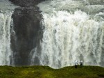 People at Gullfoss