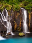 Long time exposure (30 sec) of Hraunfossar