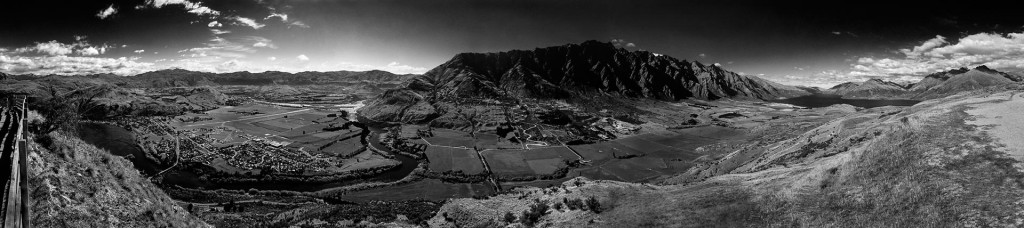 The Remarkables as seen from Deer Park Heights