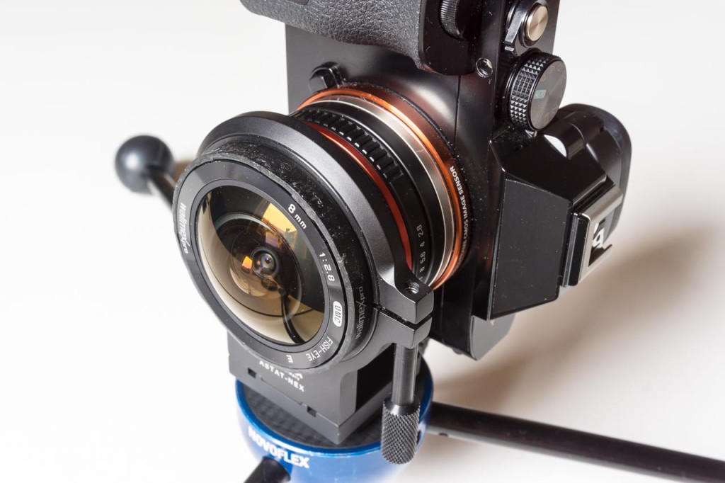 Walimex 8mm on ASTAT-NEX Lens Camera