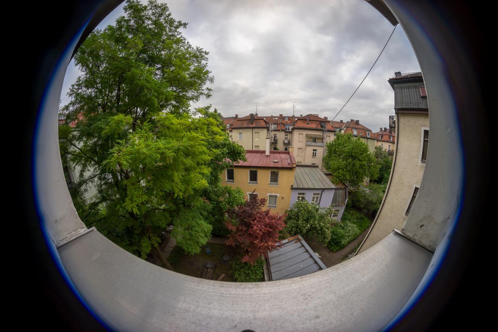 Samyang 8mm fish eye lens on full frame sensor