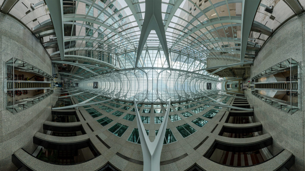 Allen Lambert Galleria - Transverse Mercator