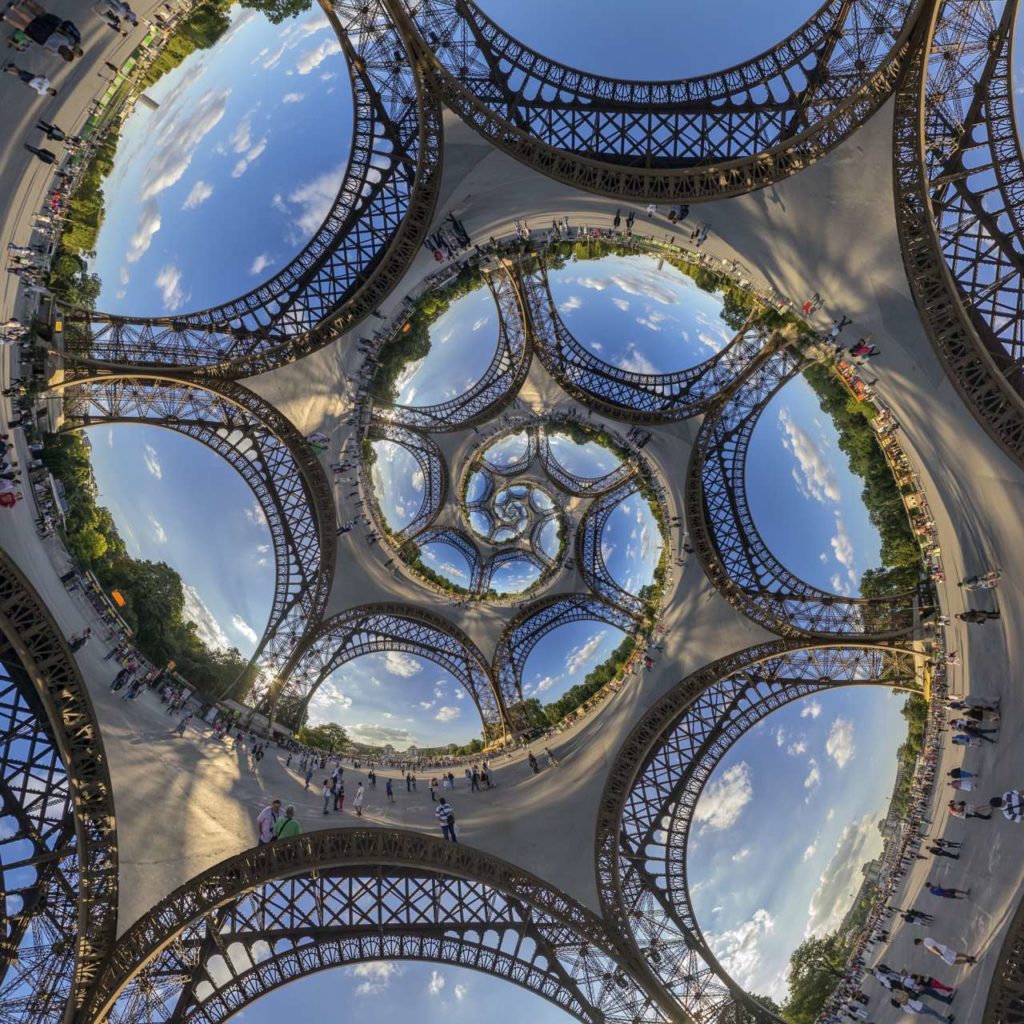 Under the Eiffel Tower - Droste Spiral