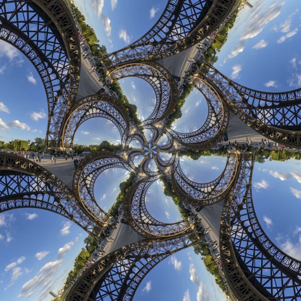Under the Eiffel Tower - Droste Spoked Wheel