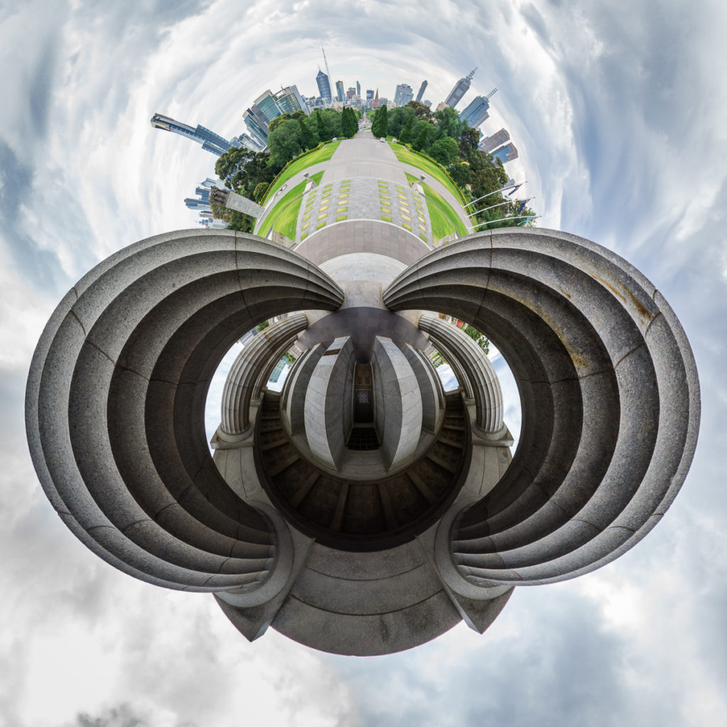 Entrance of the Shrine of Remembrance