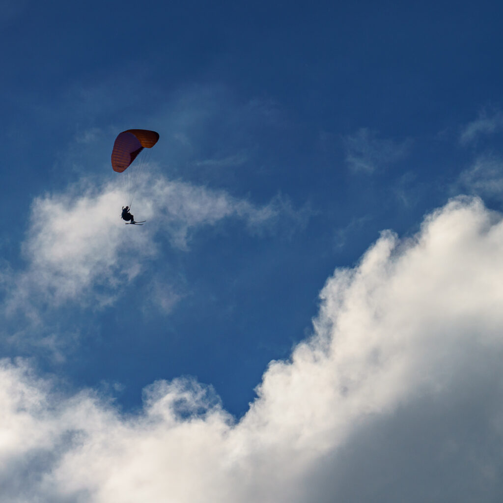 Paragliding...