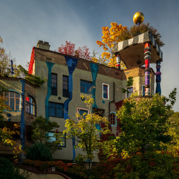 Hundertwasser house in Bad Soden/Ts.