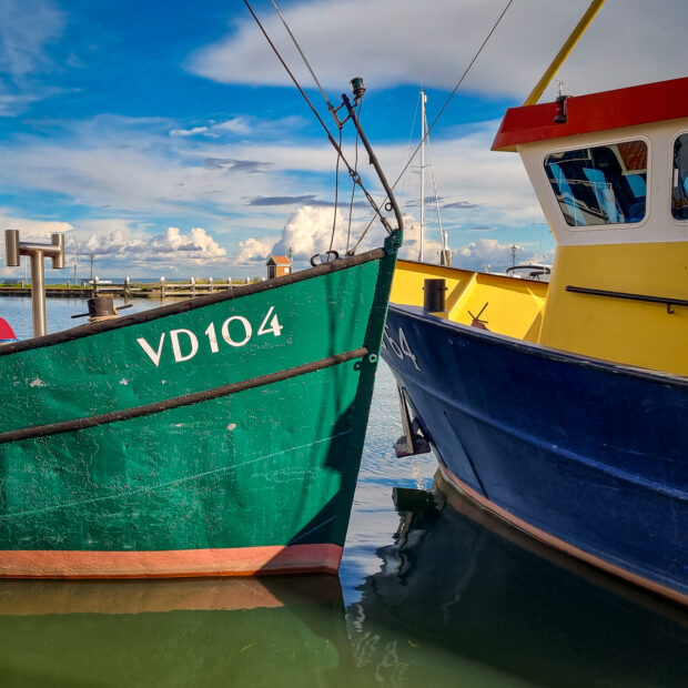 Colorful boats